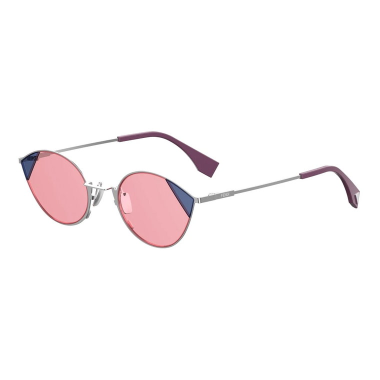 Cut Eye Sunglasses Silver Pink/Pink Fendi