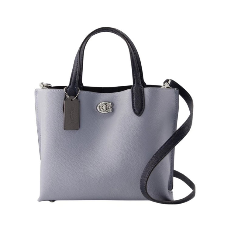 Gris Grey Skórzana Torba Tote Coach