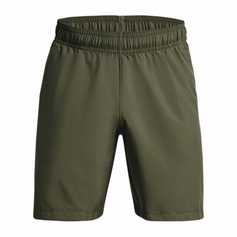 Męskie spodenki treningowe UNDER ARMOUR UA Woven Graphic Shorts - oliwkowe/khaki