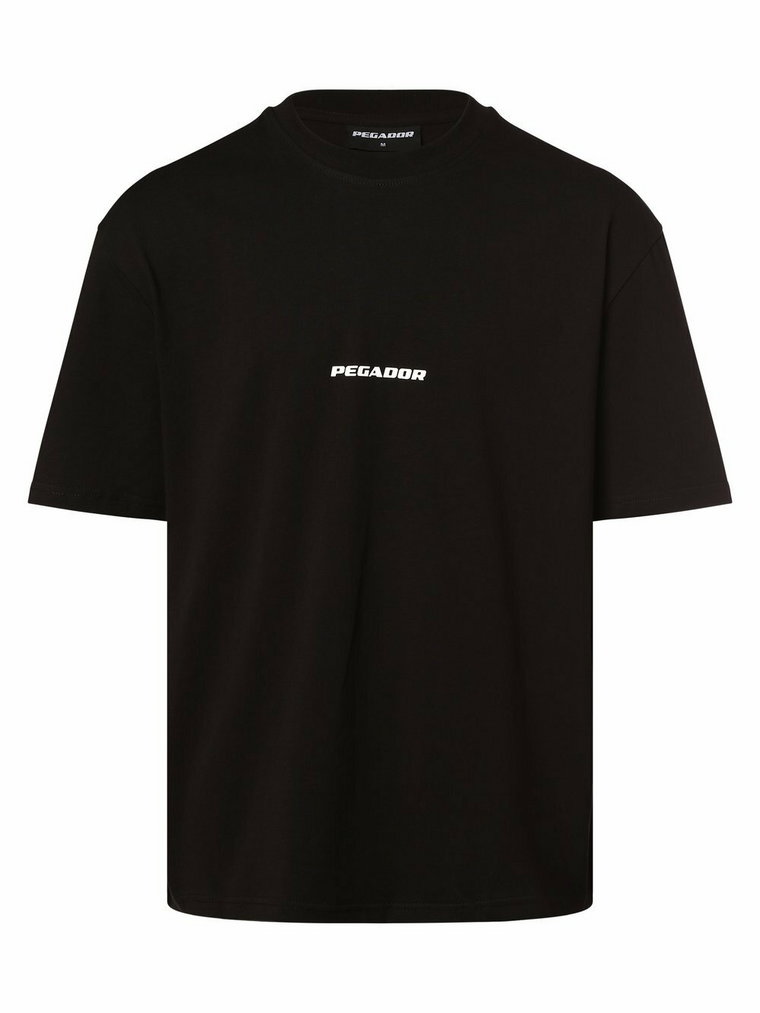 PEGADOR - T-shirt męski  Colne, czarny