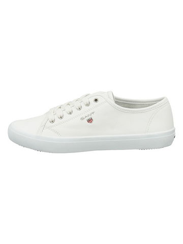 GANT Footwear Skórzane sneakersy "Pillox" w kolorze białym