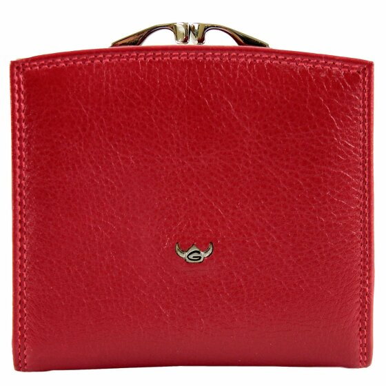 Golden Head Polo Wallet RFID Leather 10 cm rot