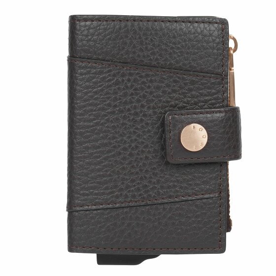 Joop! Giada Etui na karty kredytowe Ochrona RFID Skórzany 10.5 cm darkbrown