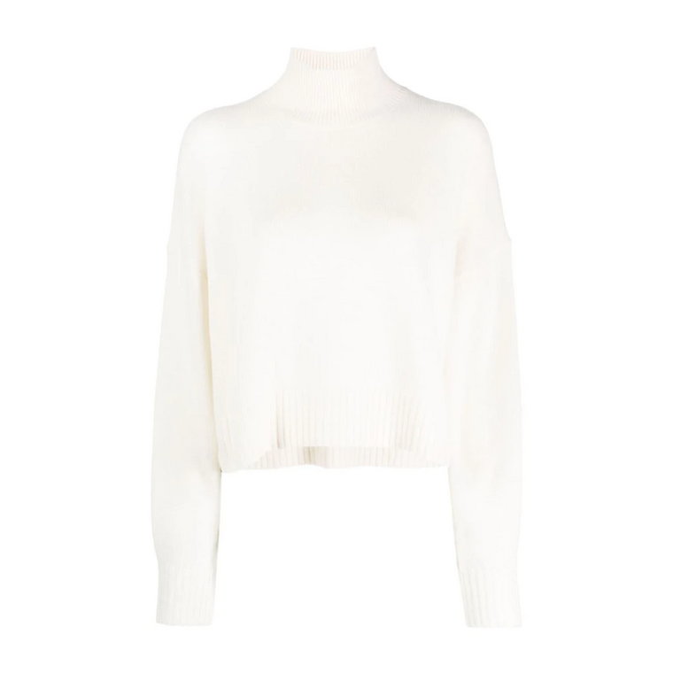 Ivory Crop Sweater Theory