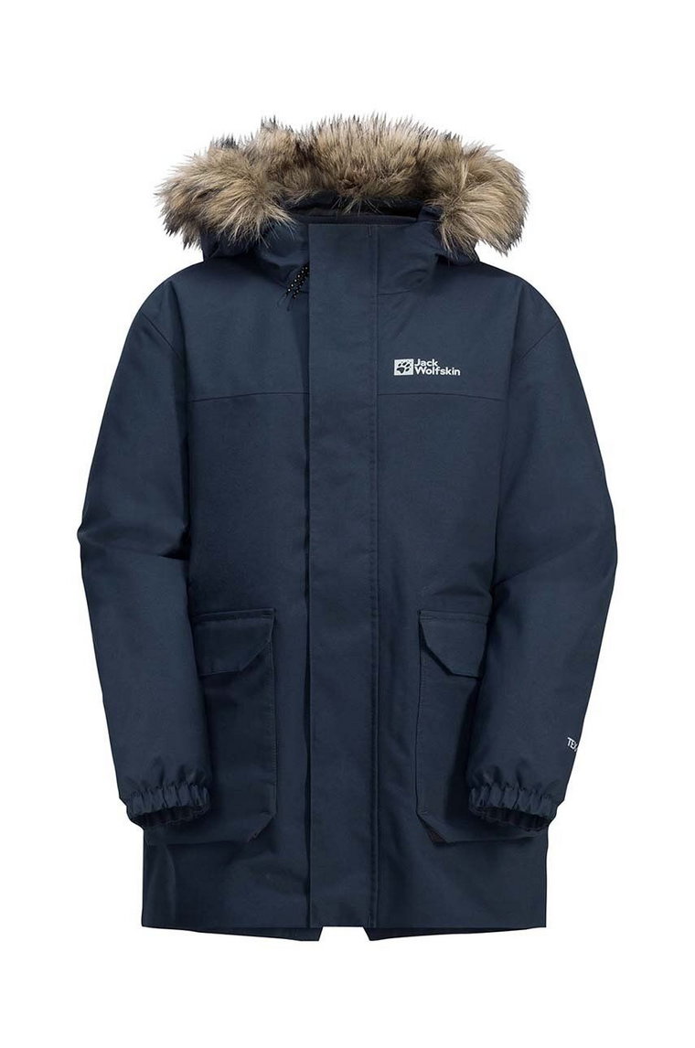 Jack Wolfskin parka dziecięca COS BEAR 3IN1 kolor czarny