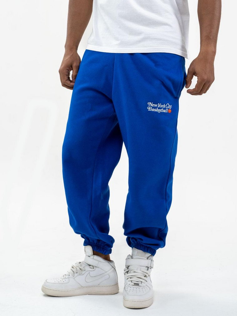 Spodnie Dresowe Męskie Niebieskie K1X NYC BB