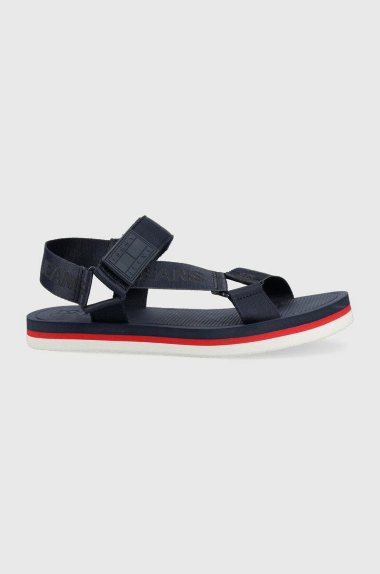 Tommy Jeans sandały MENS EVA SANDAL męskie kolor granatowy EM0EM00976