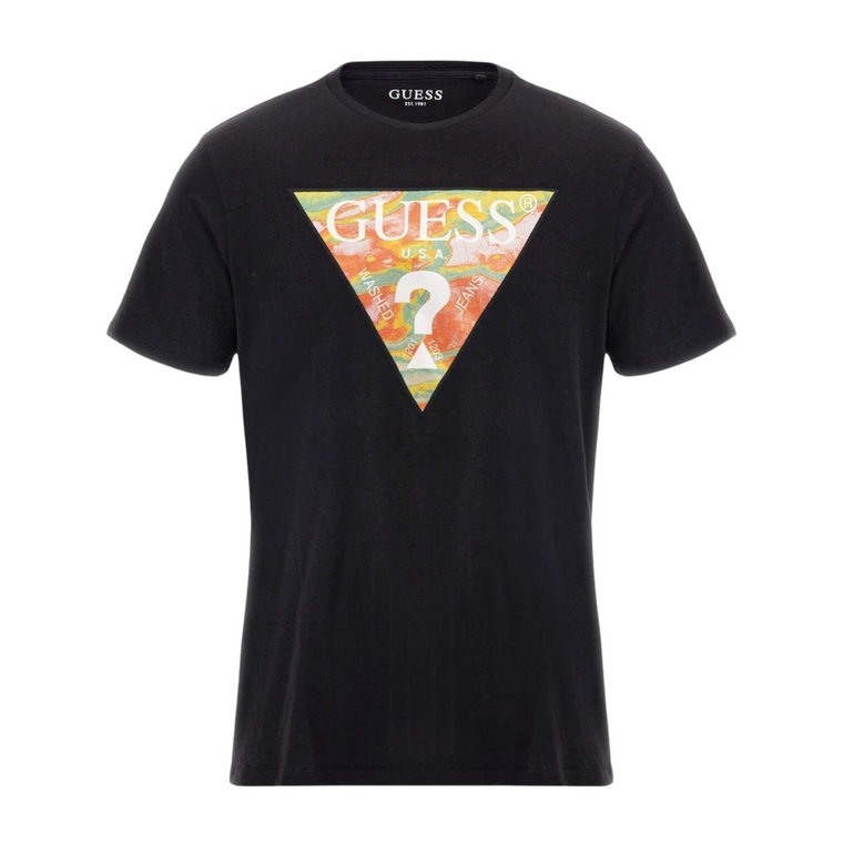 Slim Logo Triangle Fantaisie T-Shirt Guess