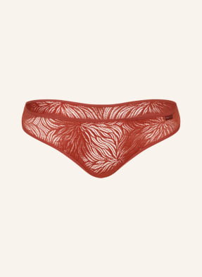 Calvin Klein Stringi Sheer Marquisett rot