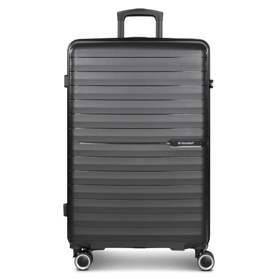 Saxoline Fiesta 4 kółka Walizka L 75 cm anthracite-black