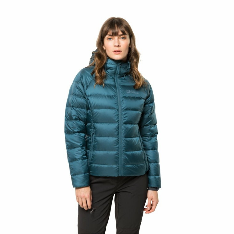 Damska kurtka puchowa Jack Wolfskin NEBELHORN DOWN HOODY W blue coral - L