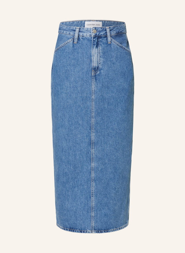 Calvin Klein Jeans Spódnica Jeansowa blau