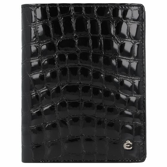 Esquire Nizza Portfel Ochrona RFID Skórzany 11 cm schwarz