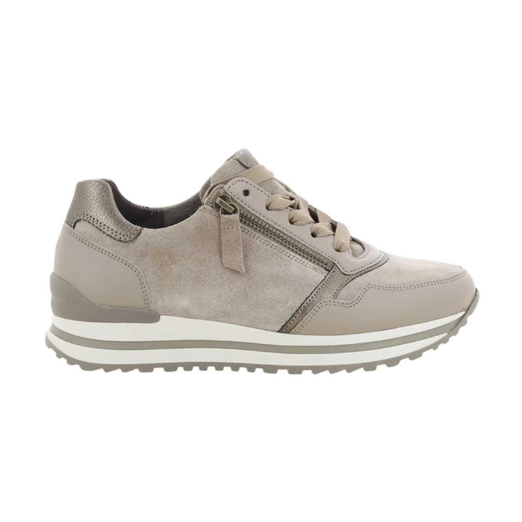 Sneakersy Damskie w Kolorze Taupe 36.528 W23 Gabor