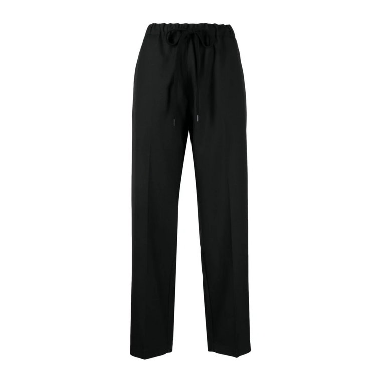 Czarne Spodnie ze Stylem MM6 Maison Margiela