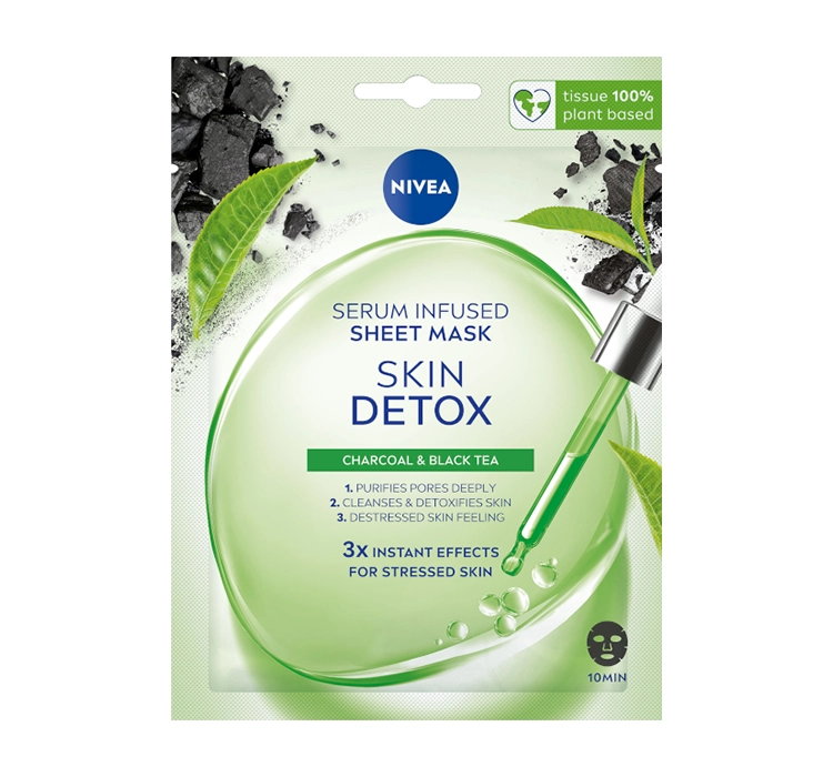 NIVEA SKIN DETOX OCZYSZCZAJĄCA MASKA W PŁACHCIE