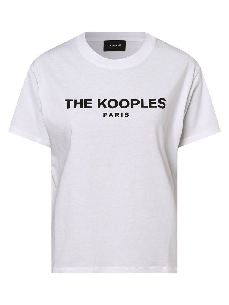 The Kooples - T-shirt damski, biały