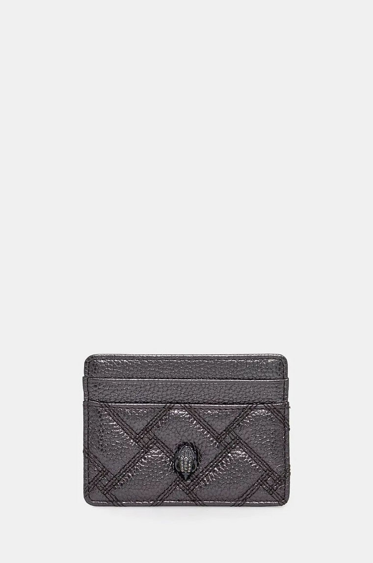 Kurt Geiger London etui na karty skórzane SMALL LEATHER GOODS kolor srebrny 3529364109