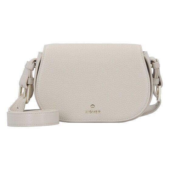 AIGNER Ivy Torba na ramię Skórzany 19 cm pearl white