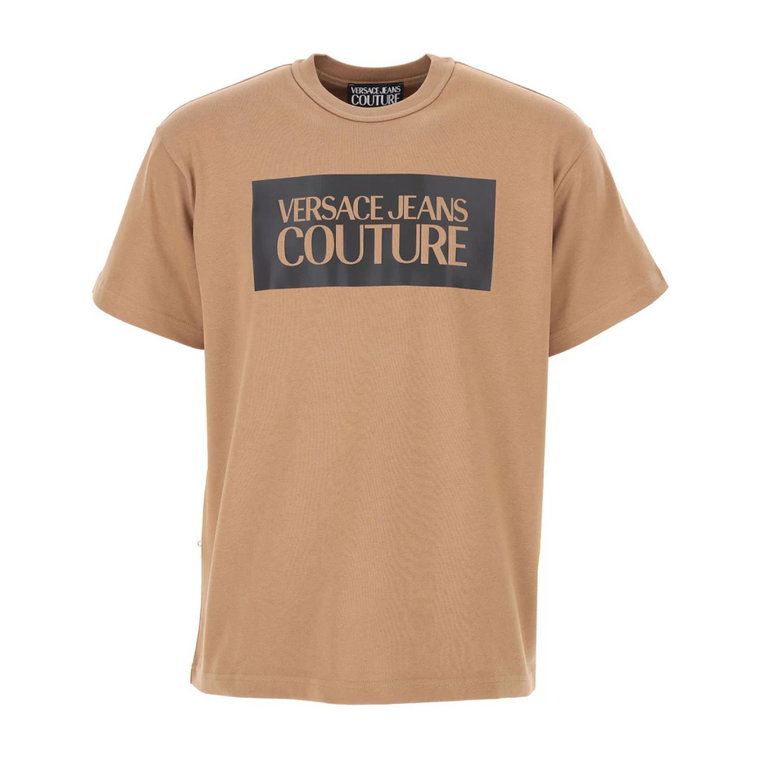 Kultowy T-Shirt z Bawełny - Versace Jeans Versace Jeans Couture