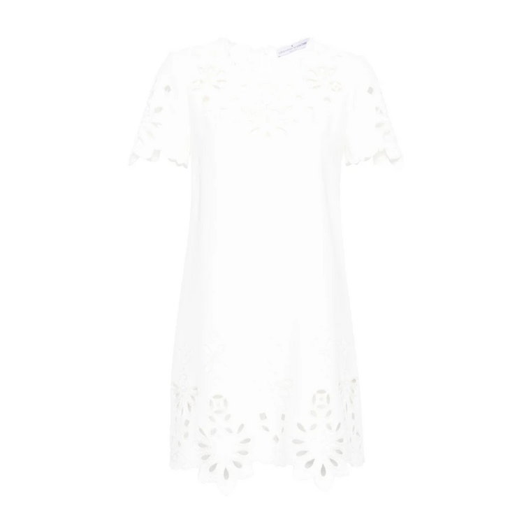 Blanc DE Blanc/Off White Mini Sukienka Ermanno Scervino