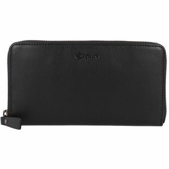 Esquire Peru Wallet RFID Leather 19 cm schwarz