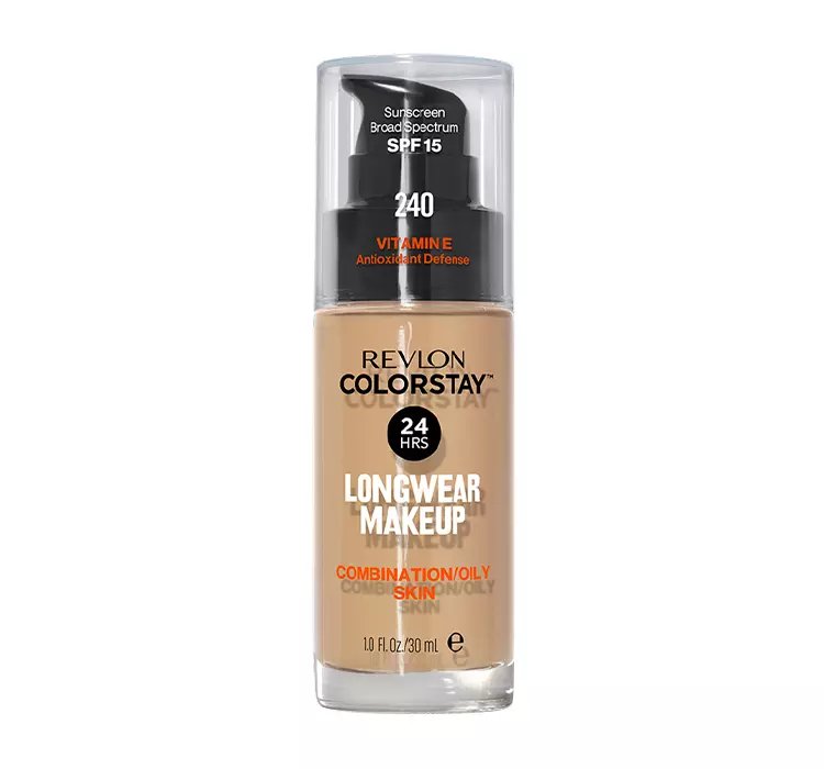 REVLON COLORSTAY PODKŁAD Z WITAMINĄ E DO CERY TŁUSTEJ 240 MEDIUM BEIGE 30ML