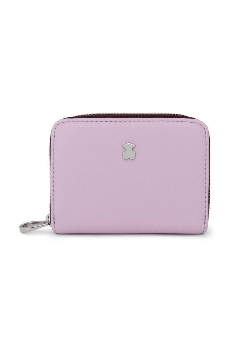 Tous portfel New Dubai Saffiano damski kolor różowy