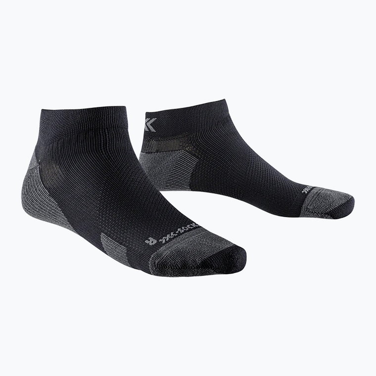 Skarpety do biegania męskie X-Socks Run Discover Low Cut black/charcoal