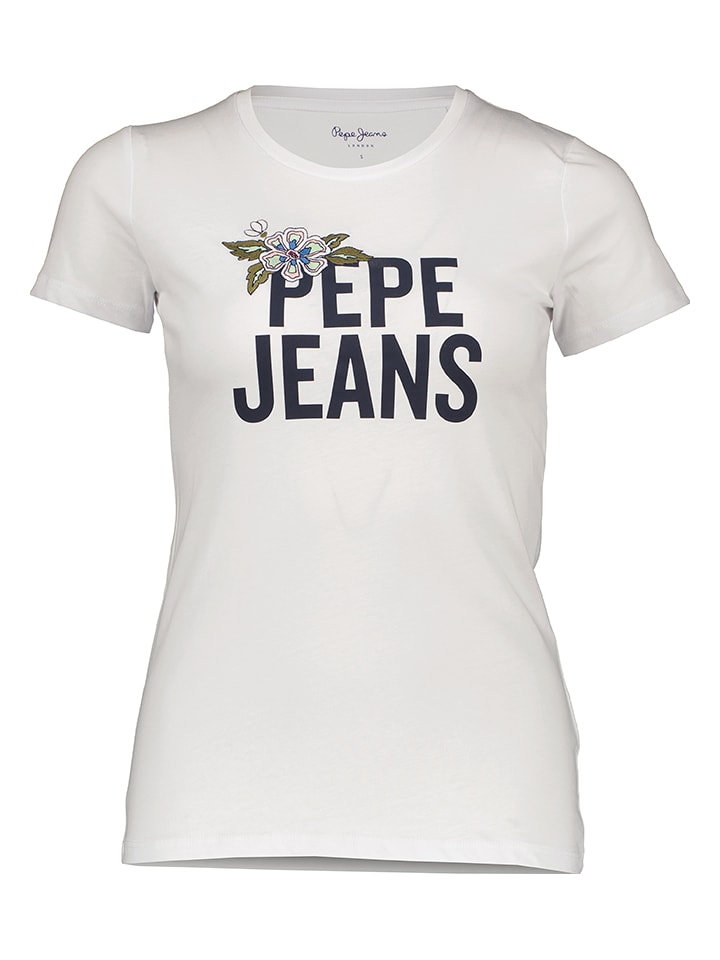 Pepe Jeans Koszulka w kolorze białym