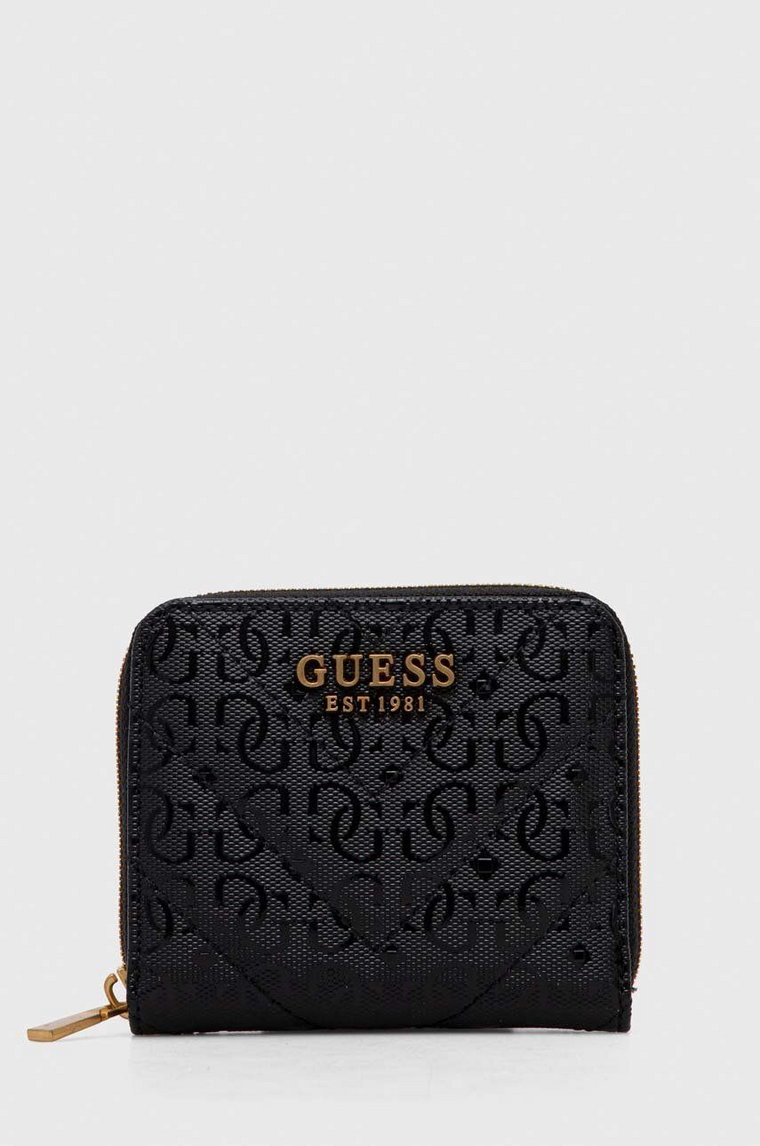 Guess portfel JANIA damski kolor czarny SWGA91 99370