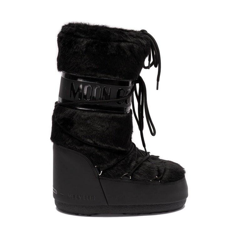 Faux Fur Buty Moon Boot