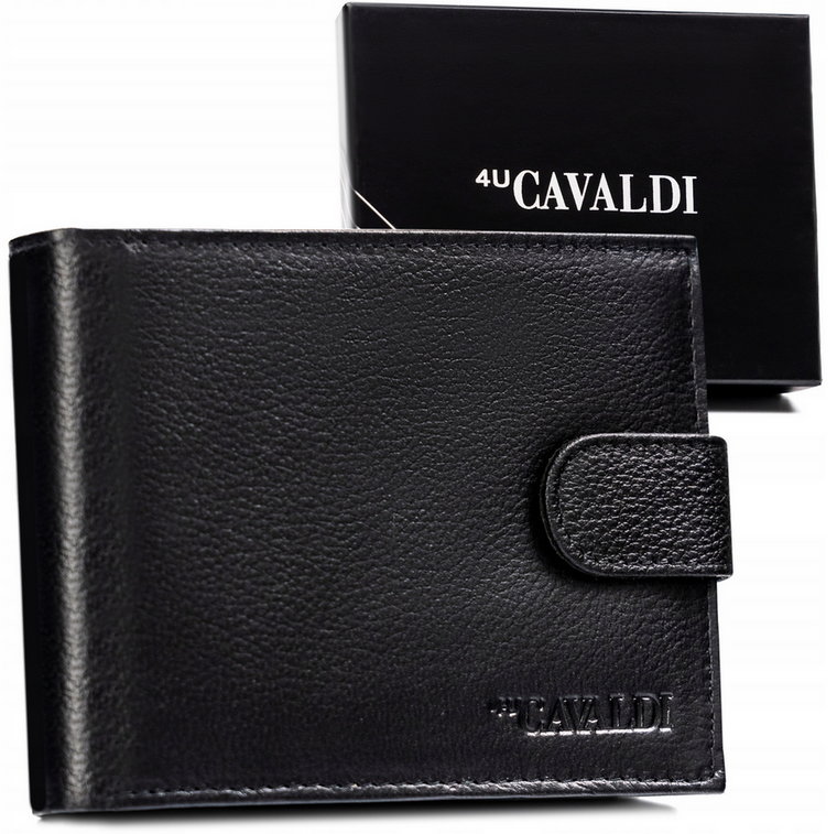 Stylowy skórzany portfel męski z RFID 4U Cavaldi