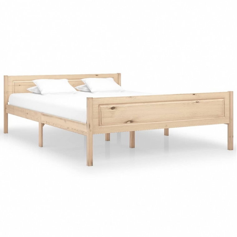 Rama łóżka, lite drewno sosnowe, 140 x 200 cm kod: V-322099