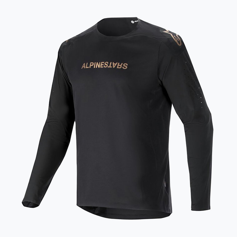 Longsleeve rowerowy męski Alpinestars A-Aria Polartec Switch black