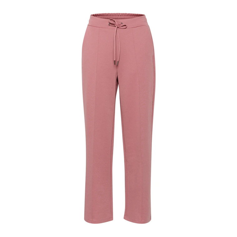 Straight Pants w Mesa Rose Kaffe