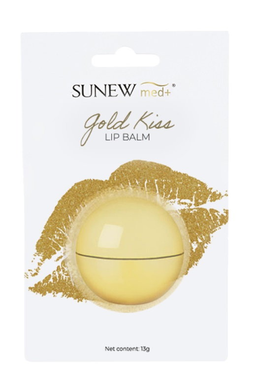 SunewMed+ Gold Kiss - waniliowy balsam do ust 13g