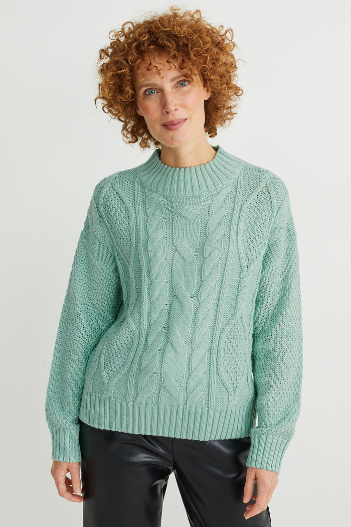 C&A Sweter, Zielony, Rozmiar: XL