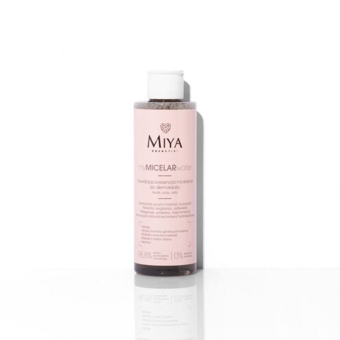 MIYA COSMETICS Nawilżająca Esencja Micelarna Do Demakijażu - 200ml