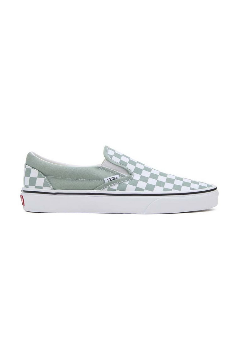 Vans tenisówki Classic Slip-On kolor turkusowy VN000BVZCJL1