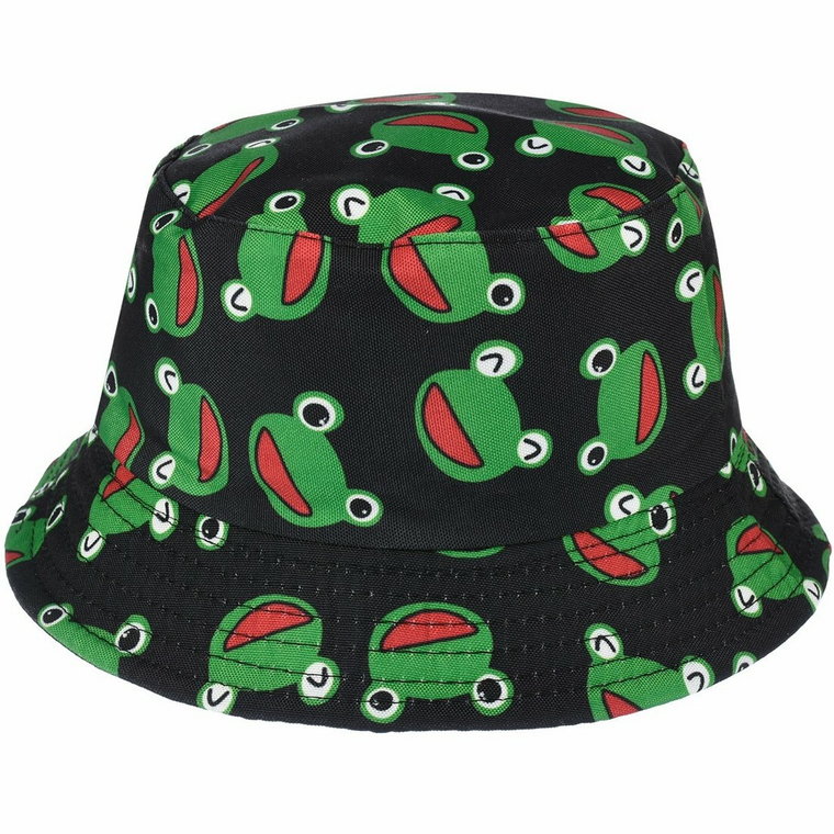 Żabki dwustronny kapelusz dziecięcy bucket hat KAP-MD