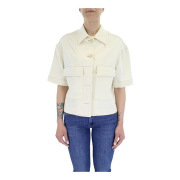 Re-Hash, shirt Gd17Eco0164 Beżowy, female,