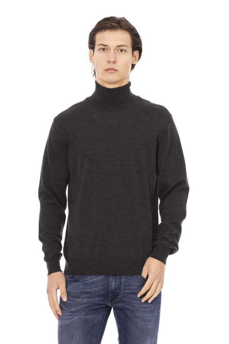 Swetry marki Baldinini Trend model DV2510_TORINO kolor Brązowy. Odzież męska. Sezon: Jesień/Zima