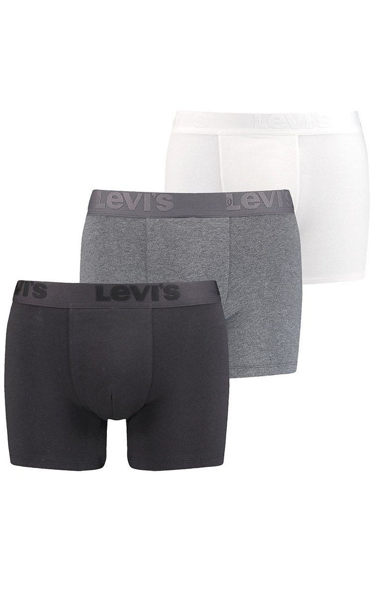 Levis 3-pack bawełnianych bokserek męskich 905045001, Kolor multicolour, Rozmiar S, Levis