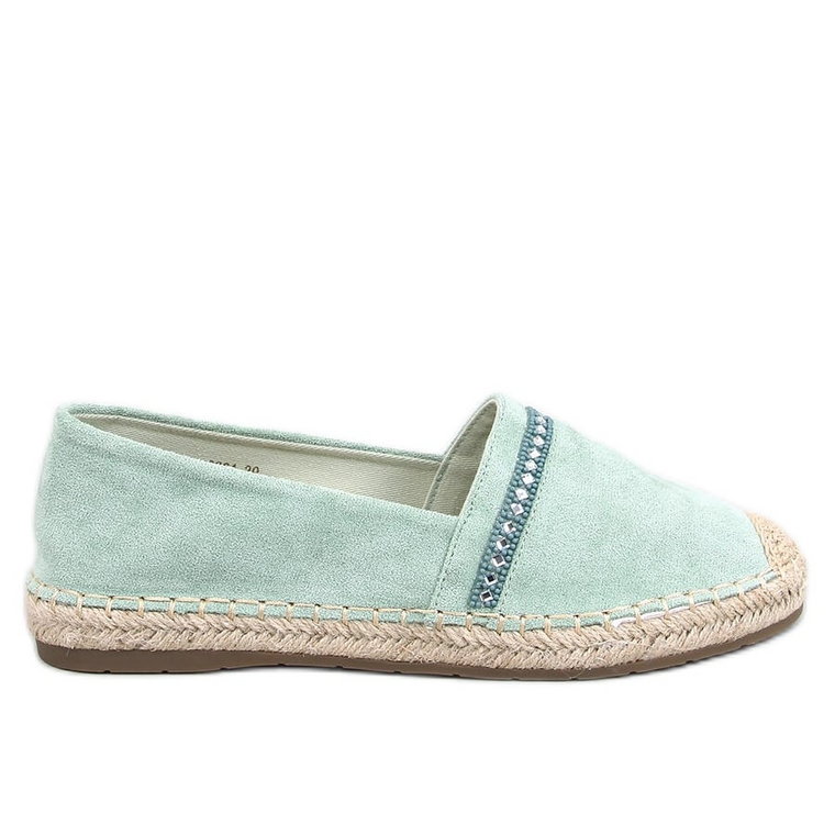 Espadryle damskie Etance Green zielone