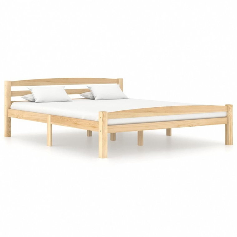 Rama łóżka z litego drewna sosnowego, 160 x 200 cm kod: V-322065
