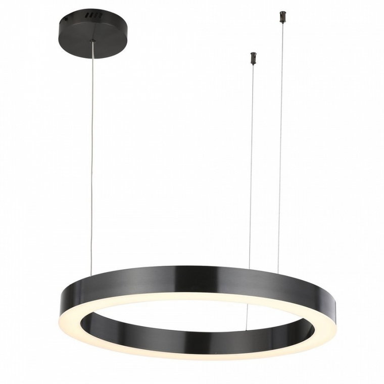Lampa wisząca circle 60 led tytanowy 60 cm kod: ST-8848-60 black