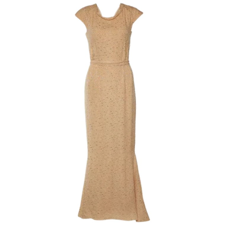 Pre-owned Silk dresses Fendi Vintage