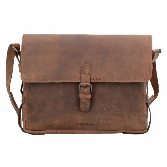 Harold's Antique Messenger Leather 35 cm natur