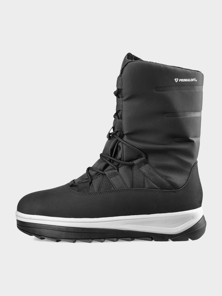 Buty zimowe śniegowce INUA z ociepliną Primaloft damskie - czarne